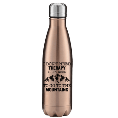 Hiking I Don't Need Therapy Stainless Steel Water Bottle